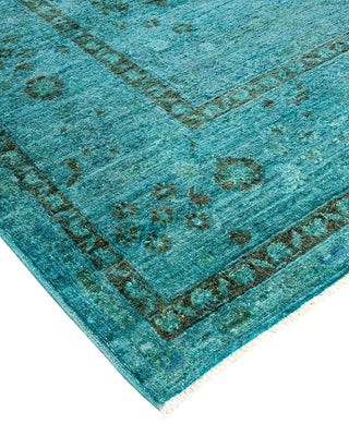 Vibrance, One-of-a-Kind Hand-Knotted Area Rug - Blue, 8' 1" x 10' 6" - Solo Rugs