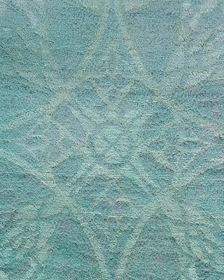 Vibrance, One-of-a-Kind Hand-Knotted Area Rug - Blue, 8' 2" x 9' 10" - Solo Rugs