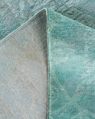 Vibrance, One-of-a-Kind Hand-Knotted Area Rug - Blue, 8' 2" x 9' 10" - Solo Rugs
