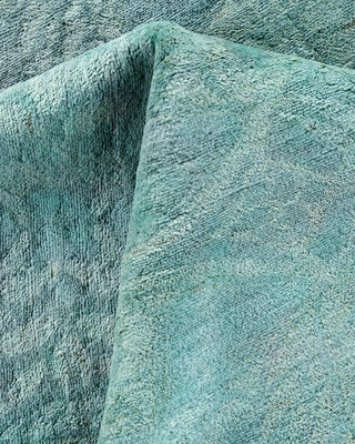 Vibrance, One-of-a-Kind Hand-Knotted Area Rug - Blue, 8' 2" x 9' 10" - Solo Rugs