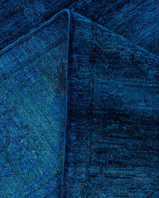 Vibrance, One-of-a-Kind Hand-Knotted Area Rug - Blue, 8' 4" x 10' 2" - Solo Rugs