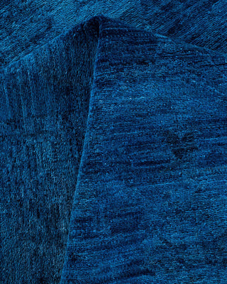 Vibrance, One-of-a-Kind Hand-Knotted Area Rug - Blue, 8' 4" x 10' 2" - Solo Rugs