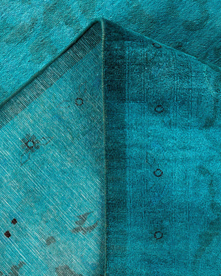 Vibrance, One-of-a-Kind Hand-Knotted Area Rug - Blue, 9' 2" x 11' 10" - Solo Rugs