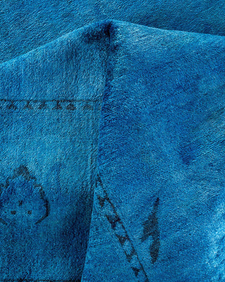 Vibrance, One-of-a-Kind Hand-Knotted Area Rug - Blue, 9' 2" x 12' 0" - Solo Rugs