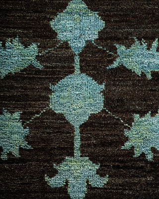 Vibrance, One-of-a-Kind Hand-Knotted Area Rug - Brown, 12' 0" x 15' 4" - Solo Rugs