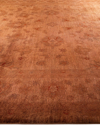 Vibrance, One-of-a-Kind Hand-Knotted Area Rug - Brown, 12' 0" x 17' 10" - Solo Rugs