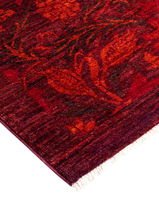 Vibrance, One-of-a-Kind Hand-Knotted Area Rug - Brown, 6' 1" x 8' 10" - Solo Rugs