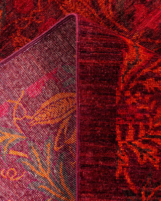 Vibrance, One-of-a-Kind Hand-Knotted Area Rug - Brown, 6' 1" x 8' 10" - Solo Rugs