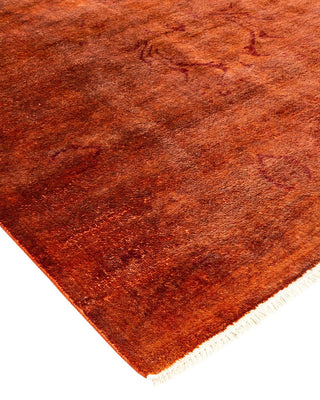 Vibrance, One-of-a-Kind Hand-Knotted Area Rug - Brown, 6' 1" x 9' 4" - Solo Rugs