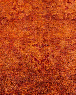 Vibrance, One-of-a-Kind Hand-Knotted Area Rug - Brown, 6' 1" x 9' 4" - Solo Rugs