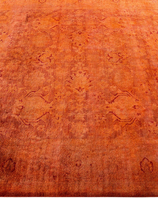Vibrance, One-of-a-Kind Hand-Knotted Area Rug - Brown, 6' 1" x 9' 4" - Solo Rugs