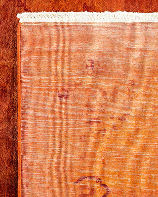 Vibrance, One-of-a-Kind Hand-Knotted Area Rug - Brown, 6' 1" x 9' 4" - Solo Rugs