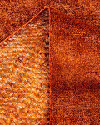 Vibrance, One-of-a-Kind Hand-Knotted Area Rug - Brown, 6' 1" x 9' 4" - Solo Rugs