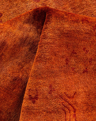 Vibrance, One-of-a-Kind Hand-Knotted Area Rug - Brown, 6' 1" x 9' 4" - Solo Rugs