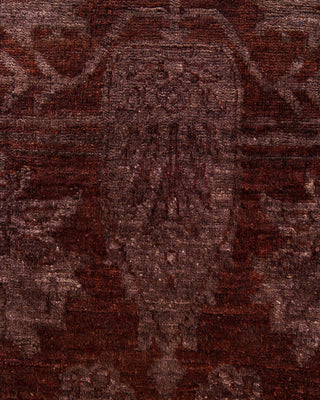 Vibrance, One-of-a-Kind Hand-Knotted Area Rug - Brown, 6' 3" x 9' 2" - Solo Rugs