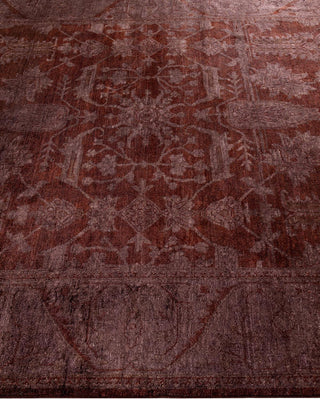 Vibrance, One-of-a-Kind Hand-Knotted Area Rug - Brown, 6' 3" x 9' 2" - Solo Rugs