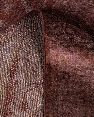 Vibrance, One-of-a-Kind Hand-Knotted Area Rug - Brown, 6' 3" x 9' 2" - Solo Rugs