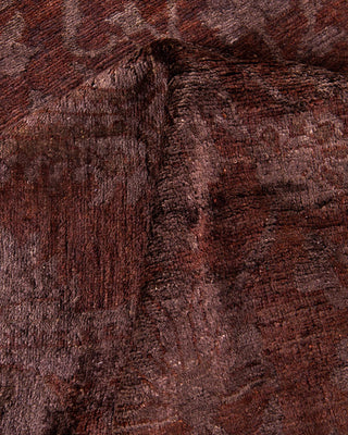 Vibrance, One-of-a-Kind Hand-Knotted Area Rug - Brown, 6' 3" x 9' 2" - Solo Rugs