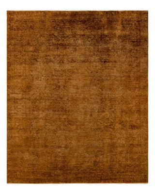 Vibrance, One-of-a-Kind Hand-Knotted Area Rug - Gold, 8' 1" x 9' 7" - Solo Rugs