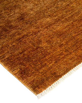 Vibrance, One-of-a-Kind Hand-Knotted Area Rug - Gold, 8' 1" x 9' 7" - Solo Rugs