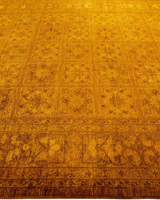 Vibrance, One-of-a-Kind Hand-Knotted Area Rug - Gold, 8' 4" x 9' 7" - Solo Rugs