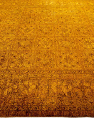 Vibrance, One-of-a-Kind Hand-Knotted Area Rug - Gold, 8' 4" x 9' 7" - Solo Rugs