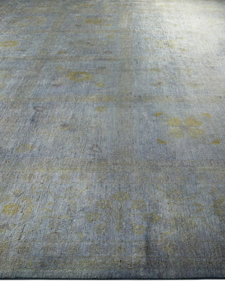 Vibrance, One-of-a-Kind Hand-Knotted Area Rug - Gray, 12' 1" x 15' 7" - Solo Rugs