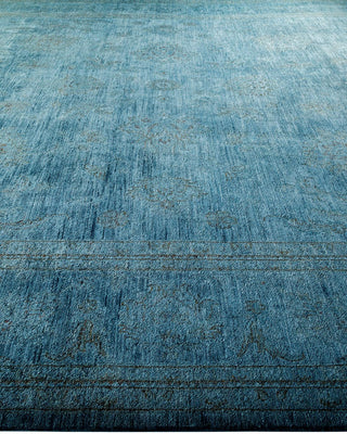Vibrance, One-of-a-Kind Hand-Knotted Area Rug - Gray, 12' 1" x 16' 1" - Solo Rugs