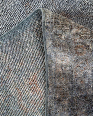 Vibrance, One-of-a-Kind Hand-Knotted Area Rug - Gray, 12' 2" x 18' 2" - Solo Rugs