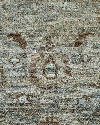 Vibrance, One-of-a-Kind Hand-Knotted Area Rug - Gray, 3' 10" x 5' 10" - Solo Rugs
