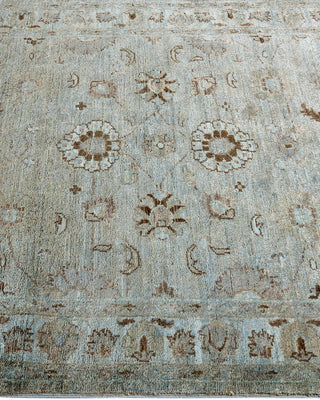 Vibrance, One-of-a-Kind Hand-Knotted Area Rug - Gray, 3' 10" x 5' 10" - Solo Rugs