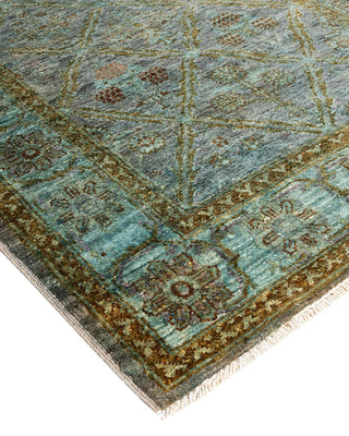 Vibrance, One-of-a-Kind Hand-Knotted Area Rug - Gray, 3' 2" x 5' 2" - Solo Rugs