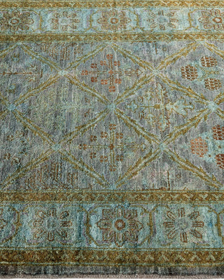 Vibrance, One-of-a-Kind Hand-Knotted Area Rug - Gray, 3' 2" x 5' 2" - Solo Rugs