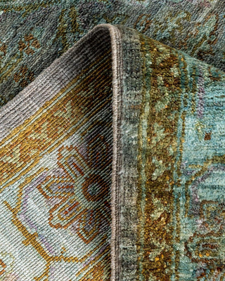 Vibrance, One-of-a-Kind Hand-Knotted Area Rug - Gray, 3' 2" x 5' 2" - Solo Rugs