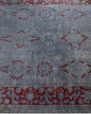 Vibrance, One-of-a-Kind Hand-Knotted Area Rug - Gray, 4' 1" x 6' 1" - Solo Rugs
