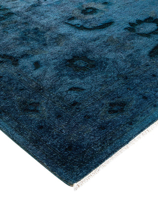 Vibrance, One-of-a-Kind Hand-Knotted Area Rug - Gray, 4' 4" x 6' 4" - Solo Rugs
