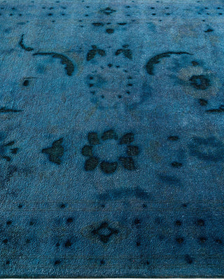 Vibrance, One-of-a-Kind Hand-Knotted Area Rug - Gray, 4' 4" x 6' 4" - Solo Rugs