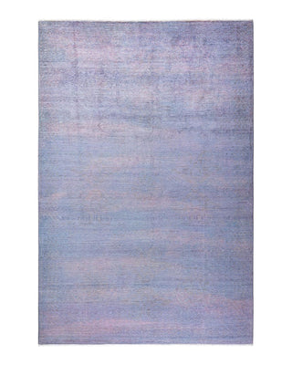 Vibrance, One-of-a-Kind Hand-Knotted Area Rug - Gray, 5' 10" x 8' 10" - Solo Rugs