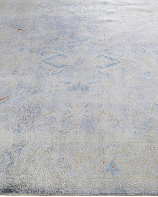 Vibrance, One-of-a-Kind Hand-Knotted Area Rug - Gray, 5' 2" x 8' 0" - Solo Rugs