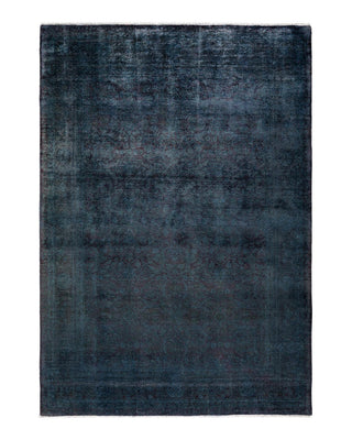 Vibrance, One-of-a-Kind Hand-Knotted Area Rug - Gray, 6' 2" x 8' 10" - Solo Rugs