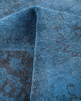 Vibrance, One-of-a-Kind Hand-Knotted Area Rug - Gray, 7' 10" x 10' 3" - Solo Rugs