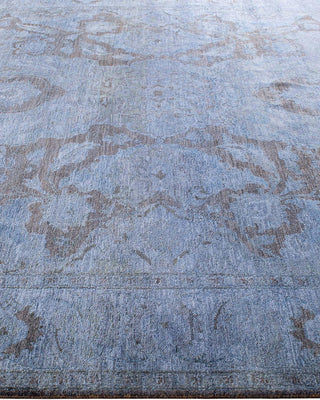 Vibrance, One-of-a-Kind Hand-Knotted Area Rug - Gray, 8' 0" x 10' 0" - Solo Rugs