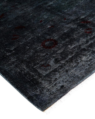 Vibrance, One-of-a-Kind Hand-Knotted Area Rug - Gray, 8' 1" x 10' 1" - Solo Rugs