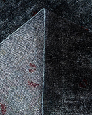 Vibrance, One-of-a-Kind Hand-Knotted Area Rug - Gray, 8' 1" x 10' 1" - Solo Rugs