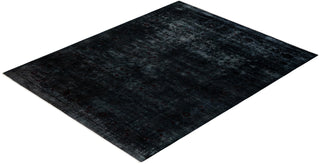 Vibrance, One-of-a-Kind Hand-Knotted Area Rug - Gray, 8' 1" x 10' 1" - Solo Rugs