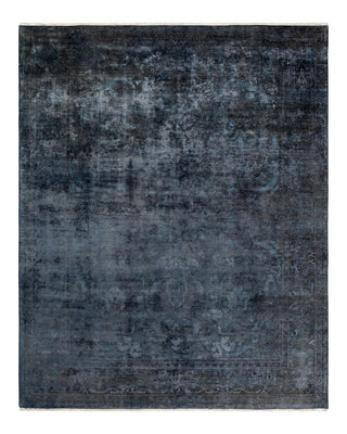 Vibrance, One-of-a-Kind Hand-Knotted Area Rug - Gray, 8' 1" x 9' 10" - Solo Rugs