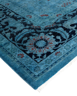Vibrance, One-of-a-Kind Hand-Knotted Area Rug - Gray, 8' 3" x 10' 1" - Solo Rugs