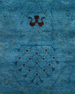 Vibrance, One-of-a-Kind Hand-Knotted Area Rug - Gray, 8' 3" x 10' 1" - Solo Rugs