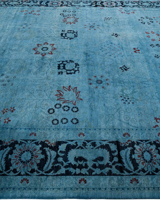 Vibrance, One-of-a-Kind Hand-Knotted Area Rug - Gray, 8' 3" x 10' 1" - Solo Rugs