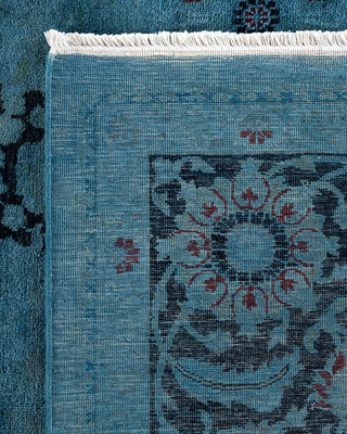Vibrance, One-of-a-Kind Hand-Knotted Area Rug - Gray, 8' 3" x 10' 1" - Solo Rugs